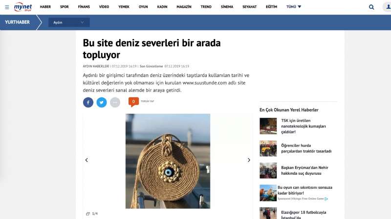 Bu site deniz severleri bir arada topluyor