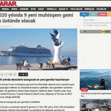 2020 yılında 9 yeni muhteşem gemi su üstünde olacak