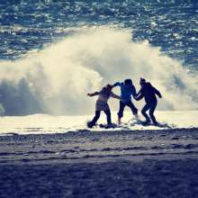 What do you do if you fall into the sea? 