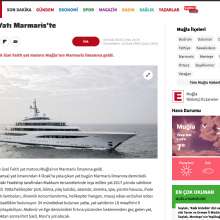 Yacht Faith Visits Marmaris