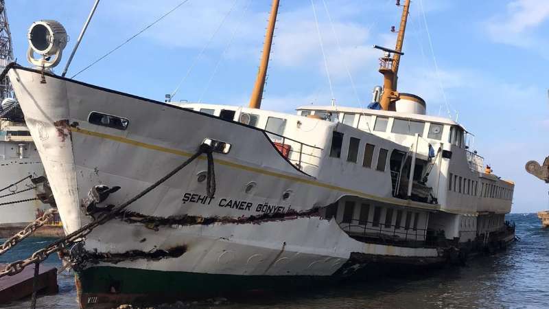 The Commuter Ferry arrived Dismantling Facilities in Aliaga