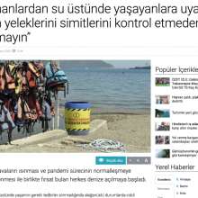 Warning to experts living on the water: “Do not open life jackets without checking their buoys” 