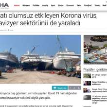 Coronavirus, affecting life negatively, also injured the cruise industry