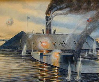 USS Monitor ve H.L. Hunley 