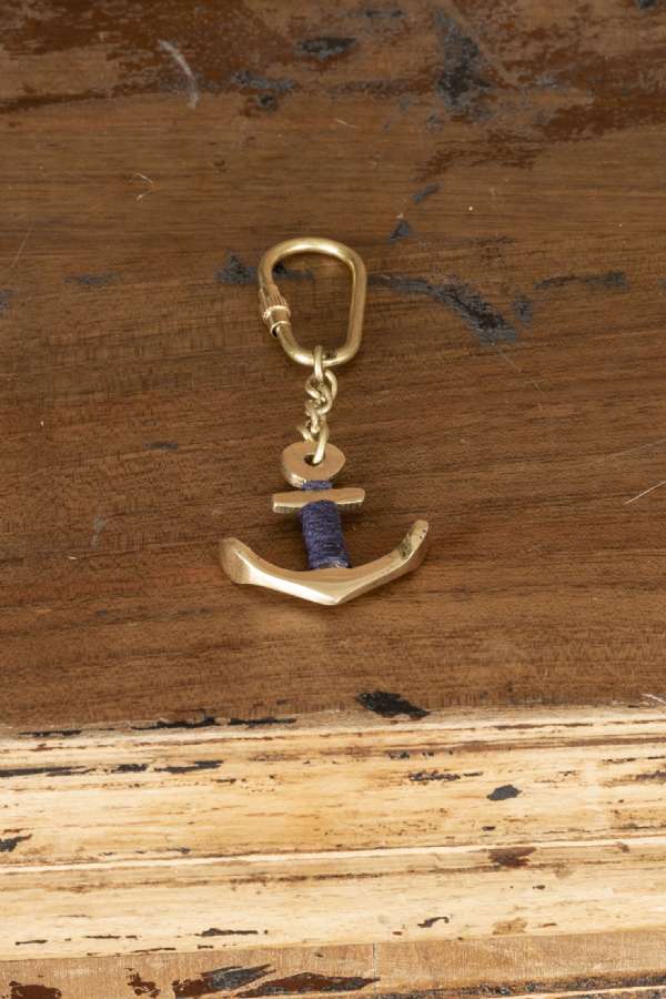 Blue Anchor Keychain