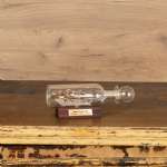 Ship Model in Santa Maria 1492 Glass Bottle