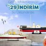29 Ekim Cumhuriyet Bayramına Özel Gemi Maketlerinde Yüzde 29 İndirim Kampanyası