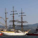 Romanya Askeri Gemisi Nava Scoala Mircea İzmir'e Geldi