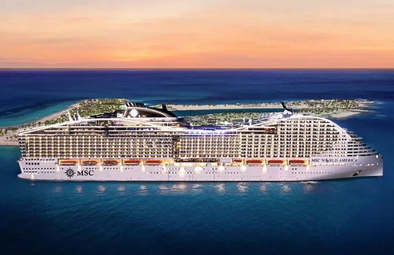 MSC World America Kruvaziyer Gemisi