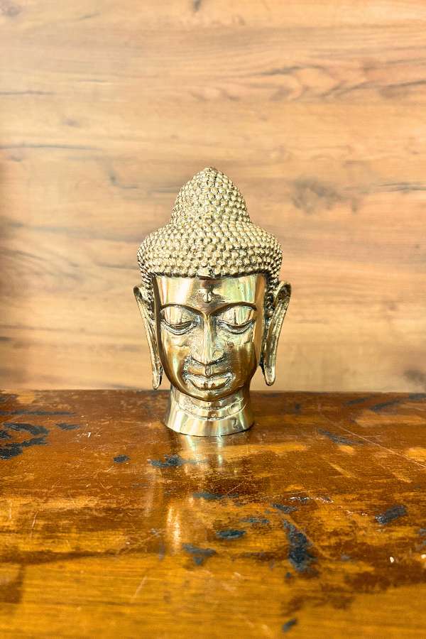 Metal Buda Büstü